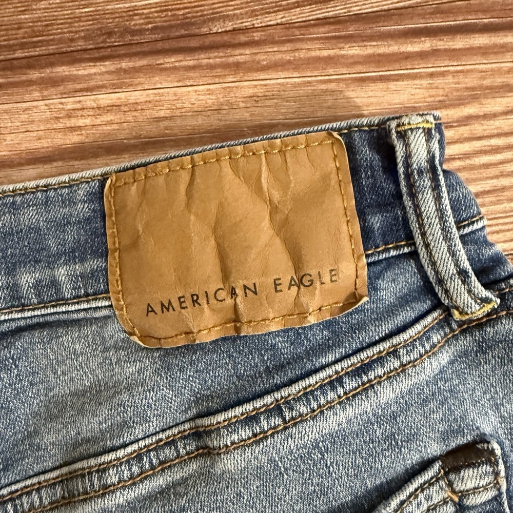 American Eagle Jeans Mens 29x32 Athletic Skinny Distressed Airflex 360 Stretch - Picture 10 of 10